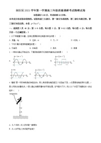 2022届上海市闵行区高三（上）质量调研考试（一模）物理试题