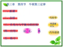 物理必修15 牛顿第三定律课文ppt课件