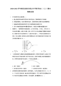 2020-2021学年湖北省部分重点中学联考高三（上）期末物理试卷