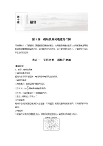 2022年高考物理一轮复习（新高考版2(粤冀渝湘)适用） 第10章 第1讲 磁场及其对电流的作用学案