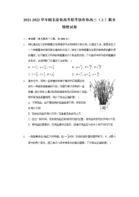 2021-2022学年湖北省新高考联考协作体高三（上）期末物理试卷