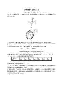 人教版新高考物理二轮复习专项训练--实验题专项练(二)