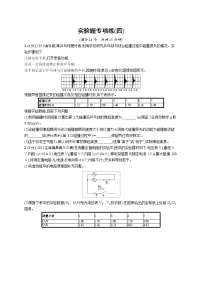 人教版新高考物理二轮复习专项训练--实验题专项练(四)