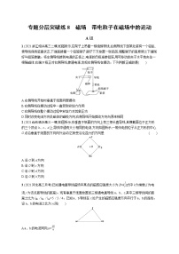 人教版新高考物理二轮复习专项训练--专题分层突破练8　磁场　带电粒子在磁场中的运动