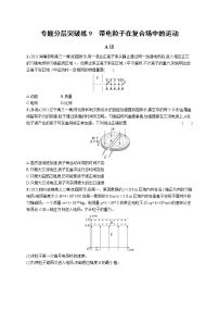 人教版新高考物理二轮复习专项训练--专题分层突破练9　带电粒子在复合场中的运动