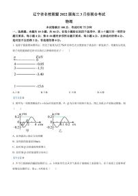 2022届辽宁省名校联盟高三下学期3月联合考试 物理试题（PDF版）