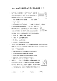 2022年山西省临汾市高考适应性物理试卷（一）