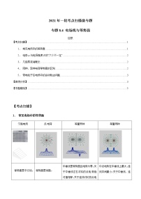 专题8.4 电场线与等势面-2021年高考物理一轮复习考点扫描学案