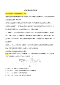 人教版高考物理一轮总复习【机械振动和机械波】学案