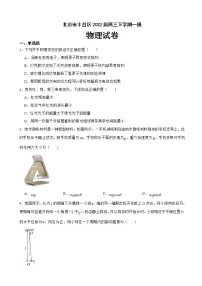2022届北京市丰台区高三下学期一模物理试卷（word版）