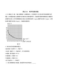 2022届高考物理热点问题专题练 专题11电学创新实验