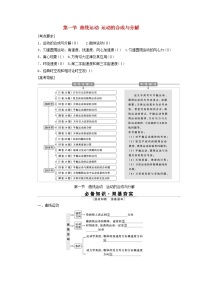 高考物理一轮复习第四章曲线运动万有引力与航天第一节曲线运动运动的合成与分解学案