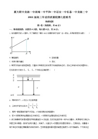 2022届福建省漳州市七校高三下学期4月诊断性联考物理试题含答案