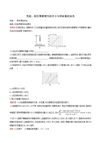 2020-2021学年第2节 科学探究：弹力当堂检测题