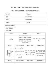 专题10 活结与死结绳模型、动杆和定杆模型和受力分析-2023届高三物理二轮复习多维度导学与分层专练