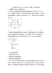 2021-2022学年山东省菏泽第一中学高二下学期第一次月考物理试题（Word版）