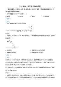 2023济南历城二中高二上学期入学考试物理试题含答案