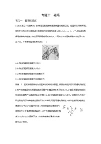 专题十磁场10年高考真题