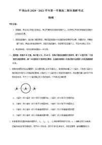 2021平顶山高二上学期期末物理试卷含答案