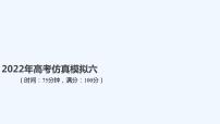 2022年高考仿真模拟六