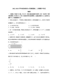 广东省深圳市六校联盟2022-2023学年高二物理上学期期中试题（Word版附答案）