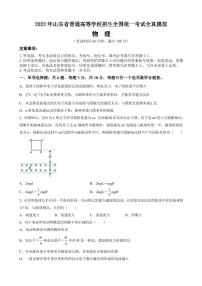 2023年山东省普通高等学校招生全国统一考试全真模拟试题 物理 PDF版