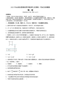 2023年山东省普通高等学校招生全国统一考试全真模拟试题 物理（word版）