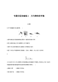 高考物理二轮复习专题分层突破练1力与物体的平衡(含解析)