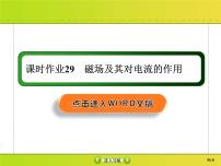 高考物理一轮复习课件第9章磁场课时作业29 (含解析)