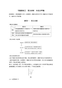 高中物理高考 2022年高考物理一轮复习 第2章 专题强化3 受力分析　共点力平衡