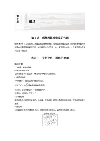 高中物理高考 2022年高考物理一轮复习 第10章 第1讲 磁场及其对电流的作用