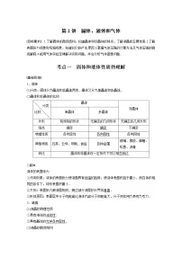 高中物理高考 2022年高考物理一轮复习(新高考版1(津鲁琼辽鄂)适用) 第15章 第2讲 固体、液体和气体
