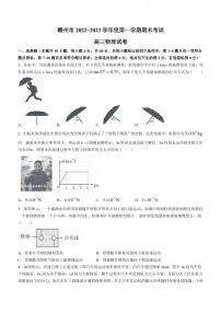 2022-2023学年江西省赣州市高三上学期1月期末物理试题（PDF版）