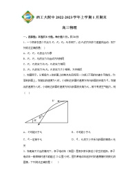 2023陕西省西北工业大学附中高三上学期1月期末物理试题含答案