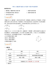 高中物理高考 考向12 动量定理-备战2022年高考物理一轮复习考点微专题