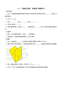 高中物理人教版 (2019)必修 第三册2 磁感应强度 磁通量精品当堂检测题