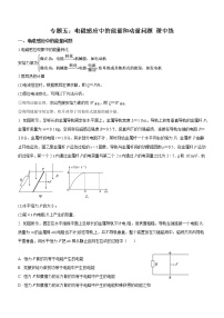 专题五：电磁感应中的能量和动量问题 课中练