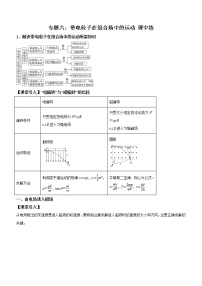 专题六：带电粒子在组合场中的运动 课中练