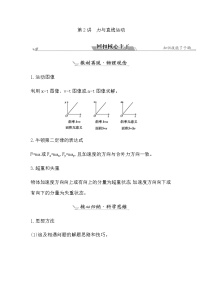 2023届高考物理二轮复习专题一第2讲力与直线运动学案