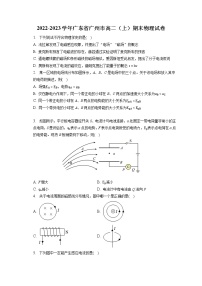 2022-2023学年广东省广州市高二（上）期末物理试卷（含答案解析）