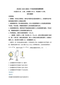 湖北省武汉市武昌区2022-2023学年高三物理上学期期末质量检测试卷（Word版附解析）