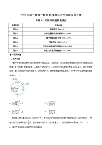 【高考二轮复习】2023年高考物理常见模型与方法专项练习——专题11 天体环绕圆轨道模型