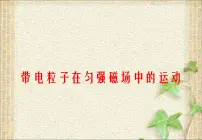人教版 (2019)选择性必修 第二册3 带电粒子在匀强磁场中的运动教案配套课件ppt