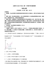 2022-2023学年安徽省合肥市高三下学期第一次教学质量检测（一模）物理试题（解析版）