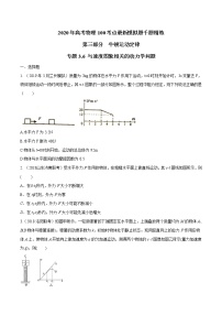 高考物理模拟题练习 专题3.6 与速度图像相关动力学问题（原卷版）