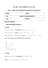 专题03 初速度为零的匀加速直线运动的比例关系和自由落体运动-高三物理一轮复习多维度导学与分层专练