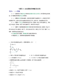 专题05运动图象的理解和应用-高三物理一轮复习重难点逐个突破