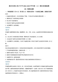 2023重庆市两江育才中学校高二上学期期末考试物理试题含解析