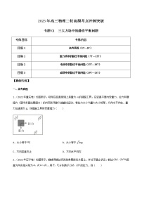 专题01 三大力场中的静态平衡问题-2023年高三物理二轮高频考点冲刺突破