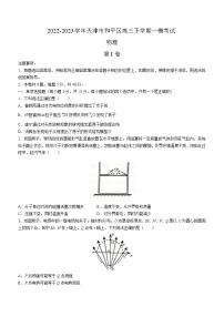 2022-2023学年天津市和平区高三下学期一模考试物理试题（word版）